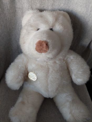 Gund - gros nounours ours en peluche blanc
