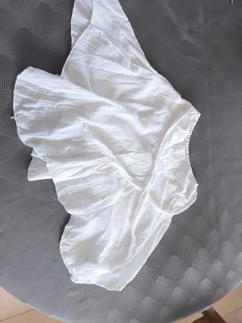 Jupe doublée 4-5 ans ans blanc du nil