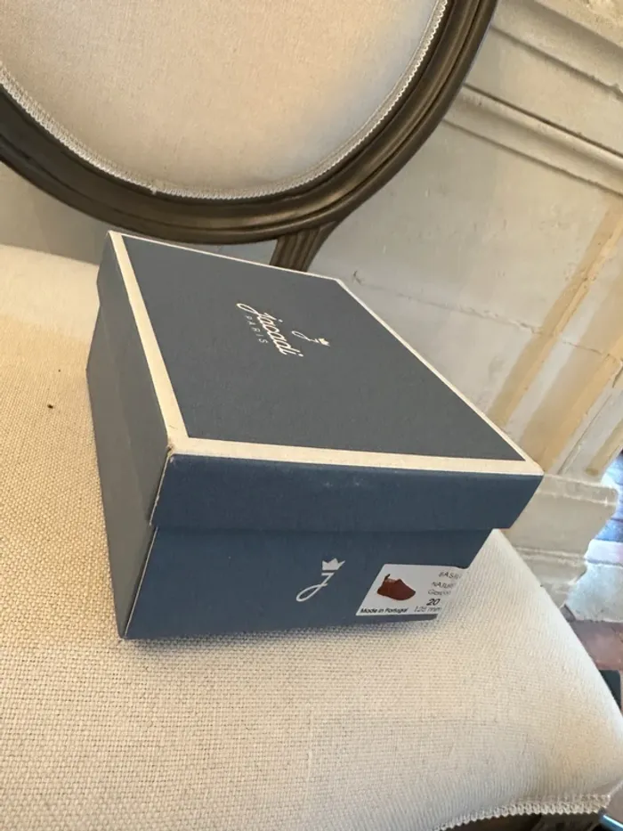 NEUF Jacadi chaussures chaussons cuir beige marron bébé garçon 20 Basile - photo numéro 8