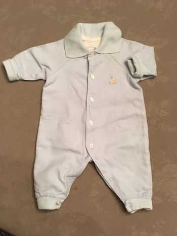 Combinaison Jacadi 3 mois en chambray doublé