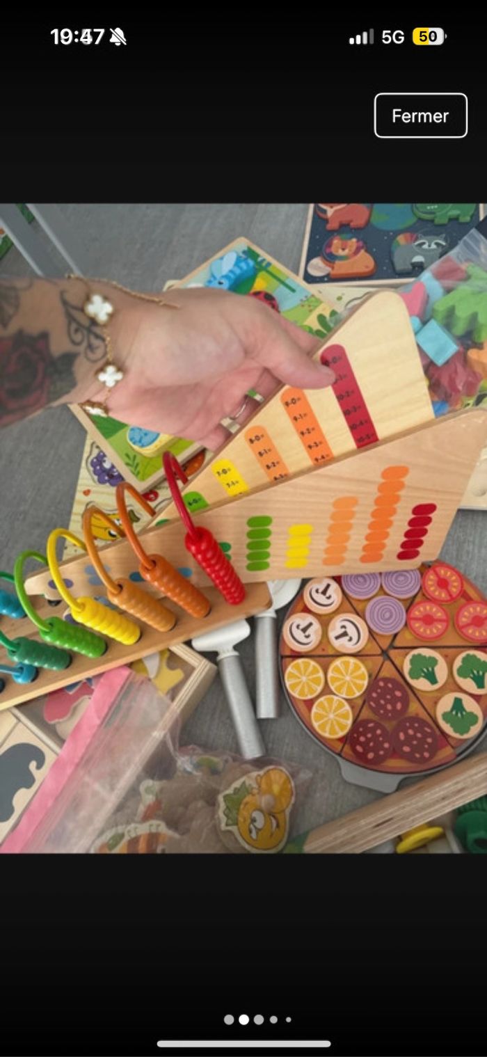 Lot jeu en bois - photo numéro 2