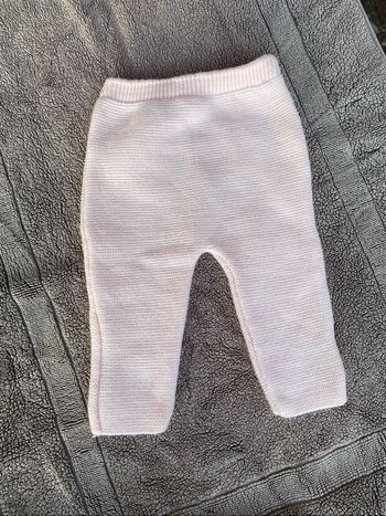 Pantalon en laine rose