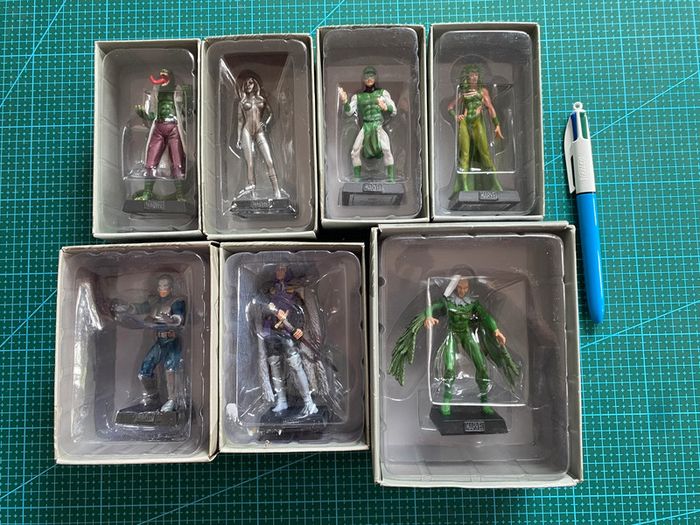 Lot 7 Figurines Marvel Super Heroes Eaglemoss - Lizard Vulture Balder etc - 2008 - 2019 Disney - photo numéro 4