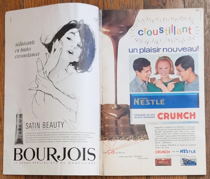 Ancien magazine Modes et travaux 1964 avec 3 patrons + supplément n°758 vintage - photo numéro 3
