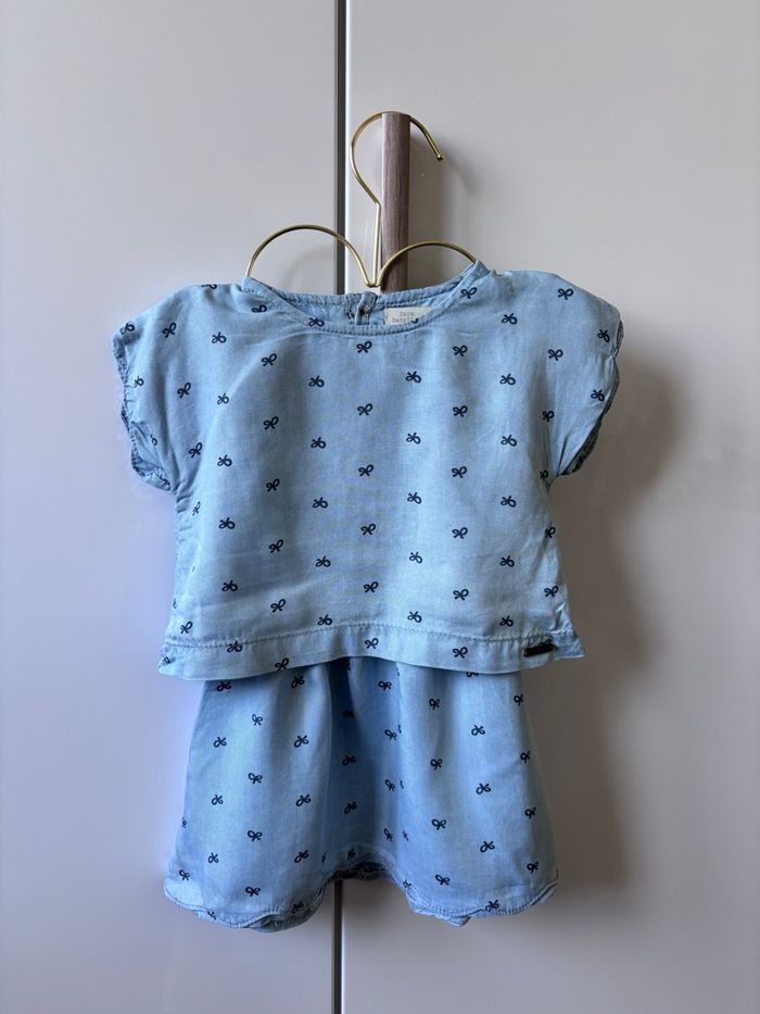 Jolie robe Zara Baby girl 12/18 mois - photo numéro 3