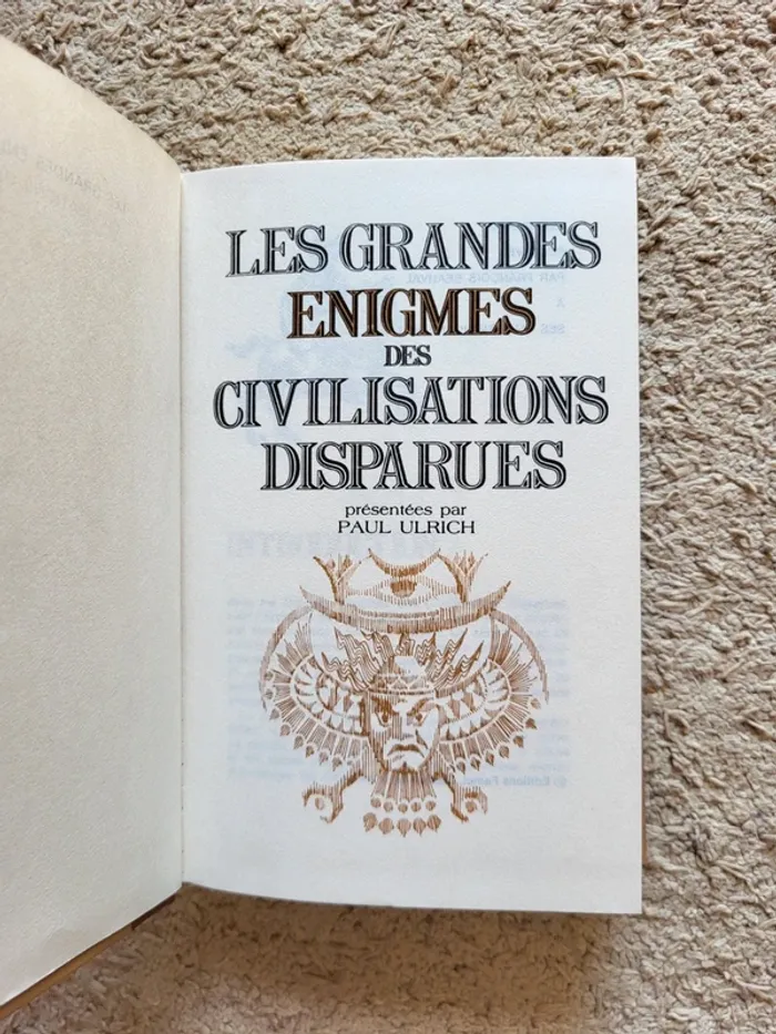 Lot de 2 livres Les grandes énigmes des civilisations disparues - 1974 - photo numéro 6