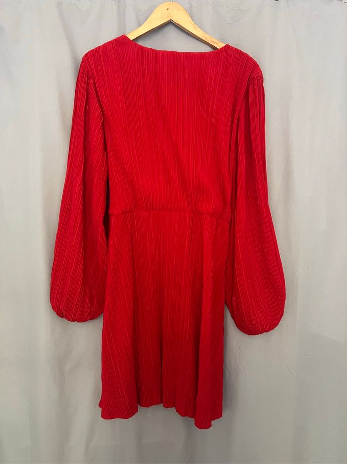 Robe portefeuille rouge H&M - photo numéro 5