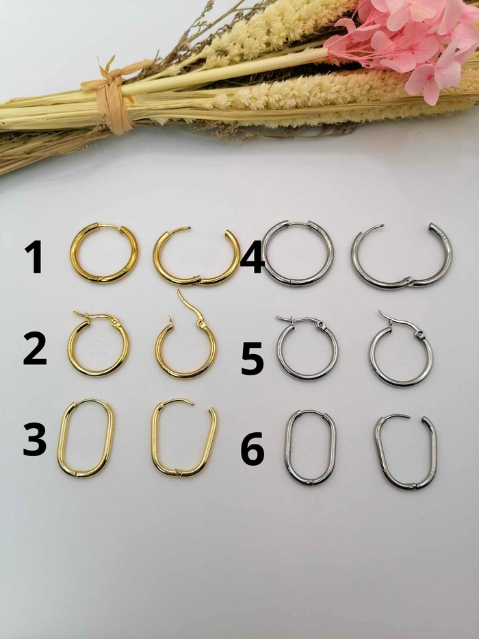 Pampilles fleurs colorées en pâte polymère – Charms interchangeables pour boucles d’oreilles - photo numéro 9