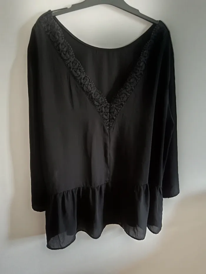 Blouse dentelle péplum - photo numéro 6