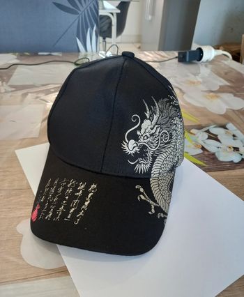 CASQUETTE HOMME DRAGON CHINOIS ! NEUF !