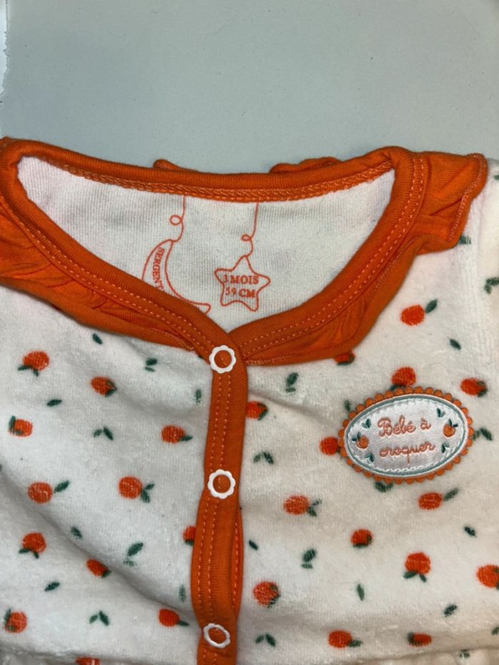 Pyjama velours sergent Major 3 mois - photo numéro 4