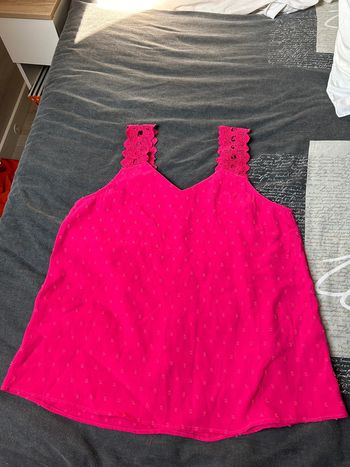 Top fuschia framboise