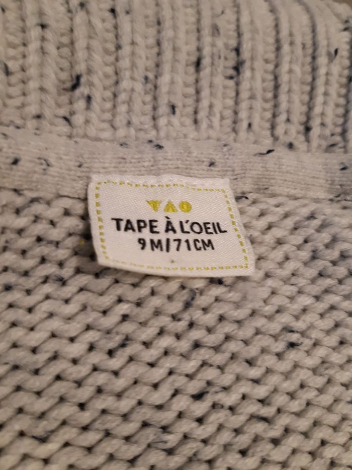 Gilet à col 9 mois TAO - photo numéro 4