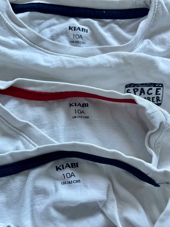 Lot 3 tee shirts 10 ans Kiabi - photo numéro 2