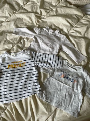 Lot de 3 t-shirt manche longue