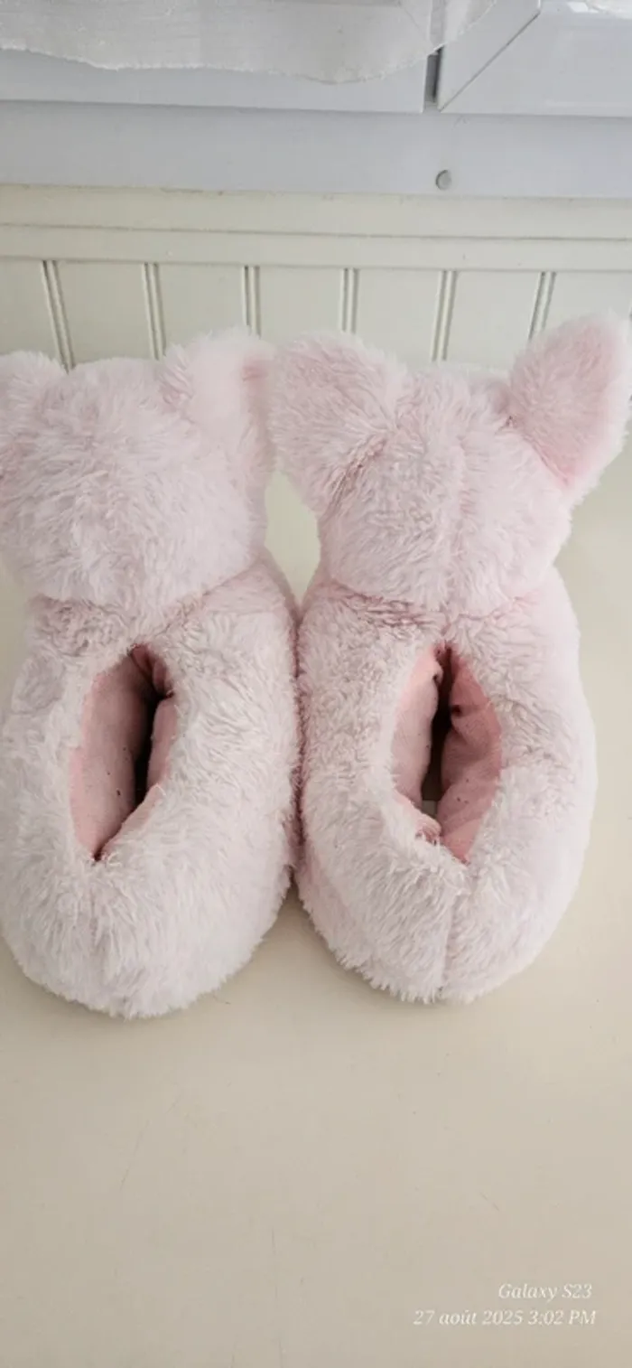Chaussons peluche 36/37 - photo numéro 2