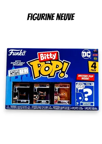 Pack 4 figurines Bitty POP! DC Batman Funko