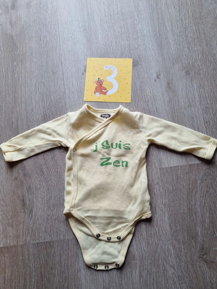 Body jaune 3 mois