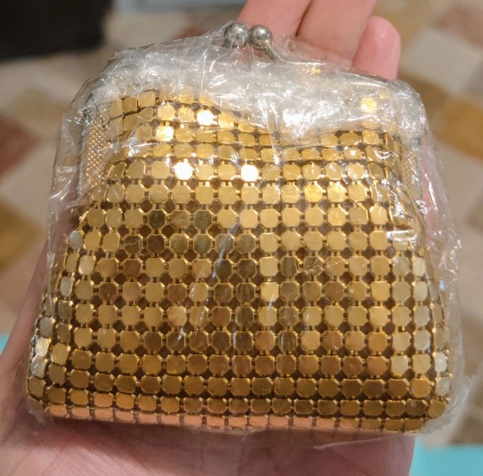 Porte-monnaie 👛 très chic 🌺 doré 🌼 - photo numéro 3