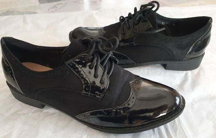 Chaussures style derbies noires - photo numéro 2