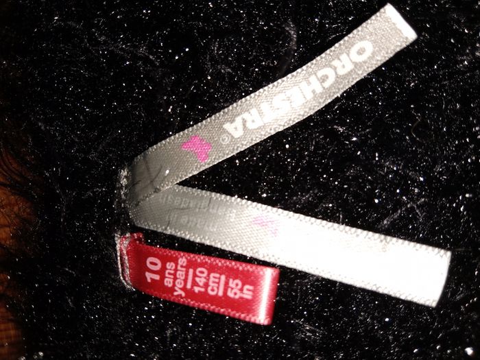 Gilet court noir 10 ans orchestra