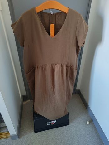 Robe légère marron
