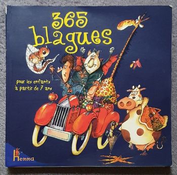 Livre Jeunesse "365 Blagues" (Dès 7 ans) / Éd. Hemma