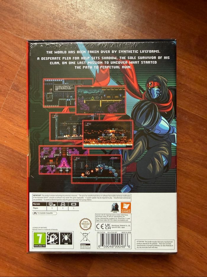 DE#4 : Cyber Shadow Deluxe Edition Jeu Nintendo Switch, NEUF sous blister. Collector - photo numéro 2