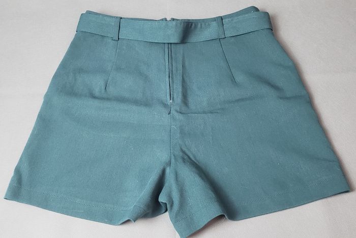 short femme bleu canard - photo numéro 2
