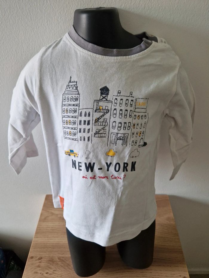 Lot t-shirt 12 mois - photo numéro 2