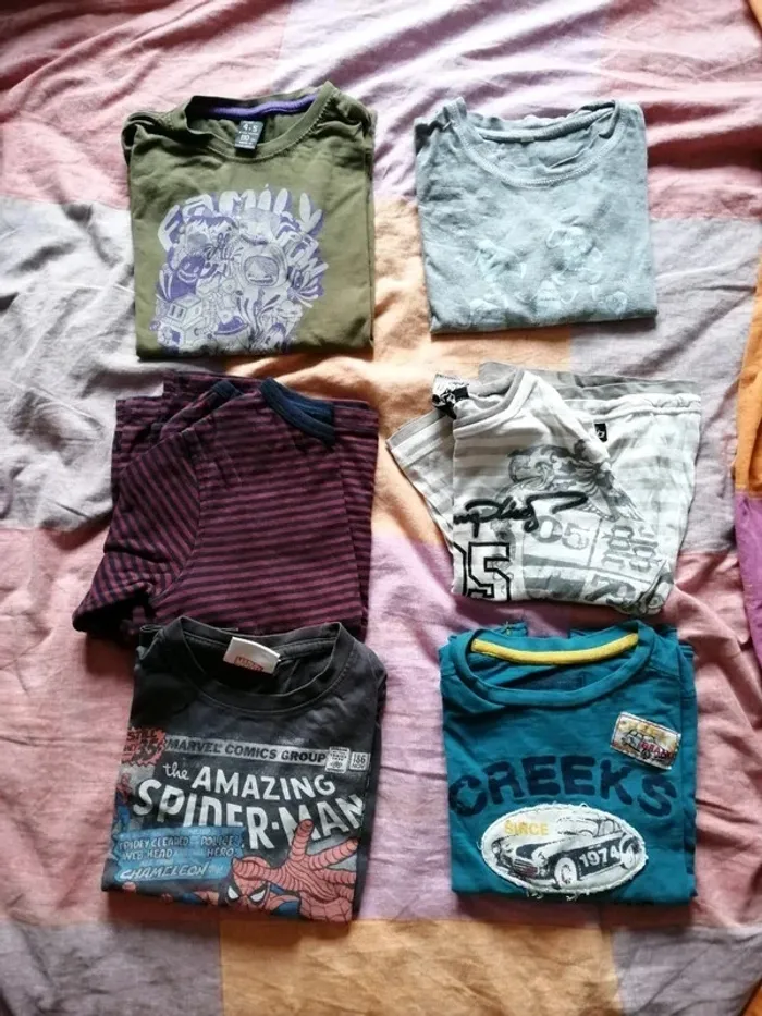 Lot t-shirt manches longues 5 ans garçon