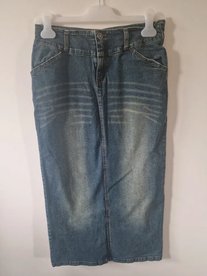 Jupe longue jeans