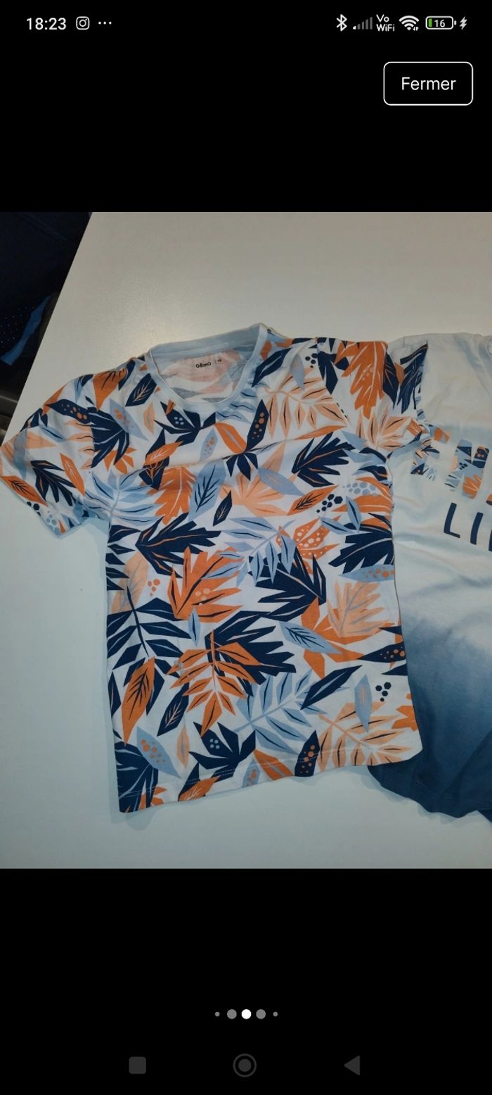 Lot ensemble été garçon 9 10 ans - photo numéro 5