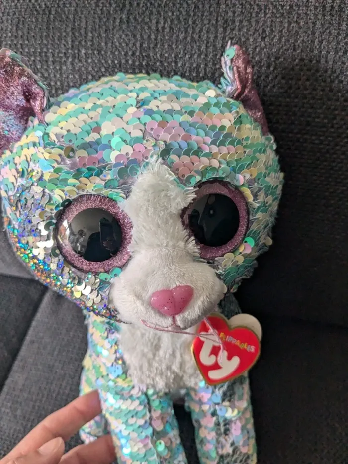 Peluche Ty à sequins - photo numéro 2