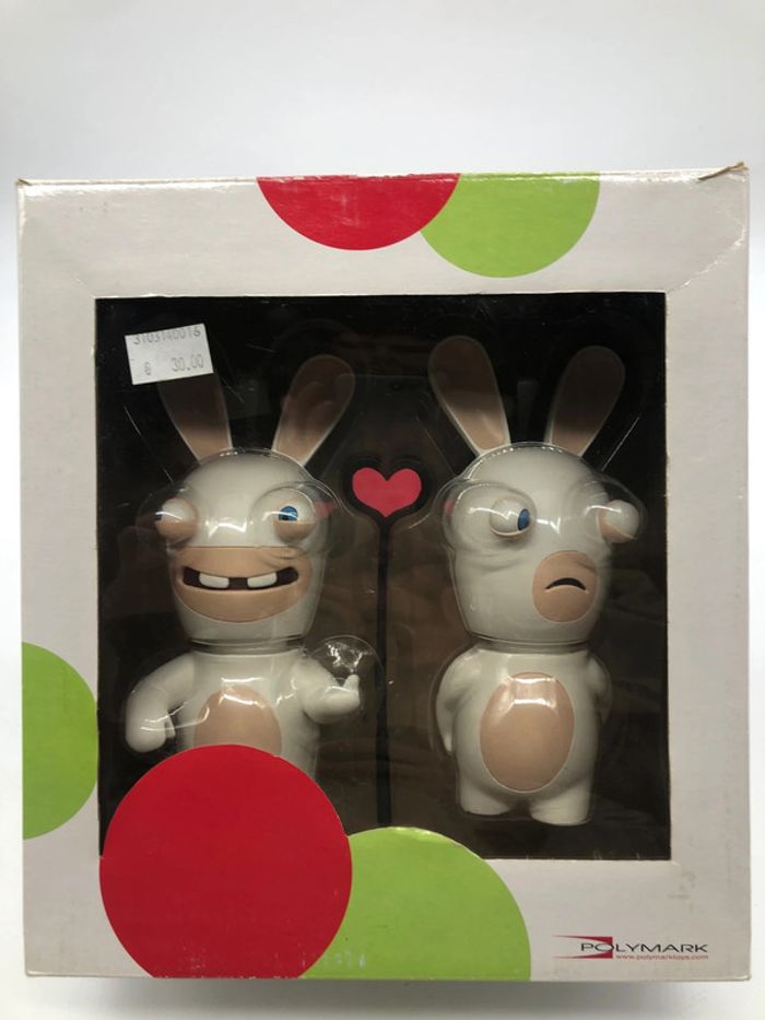 The Lapins Crétins figurines résine tête mobile