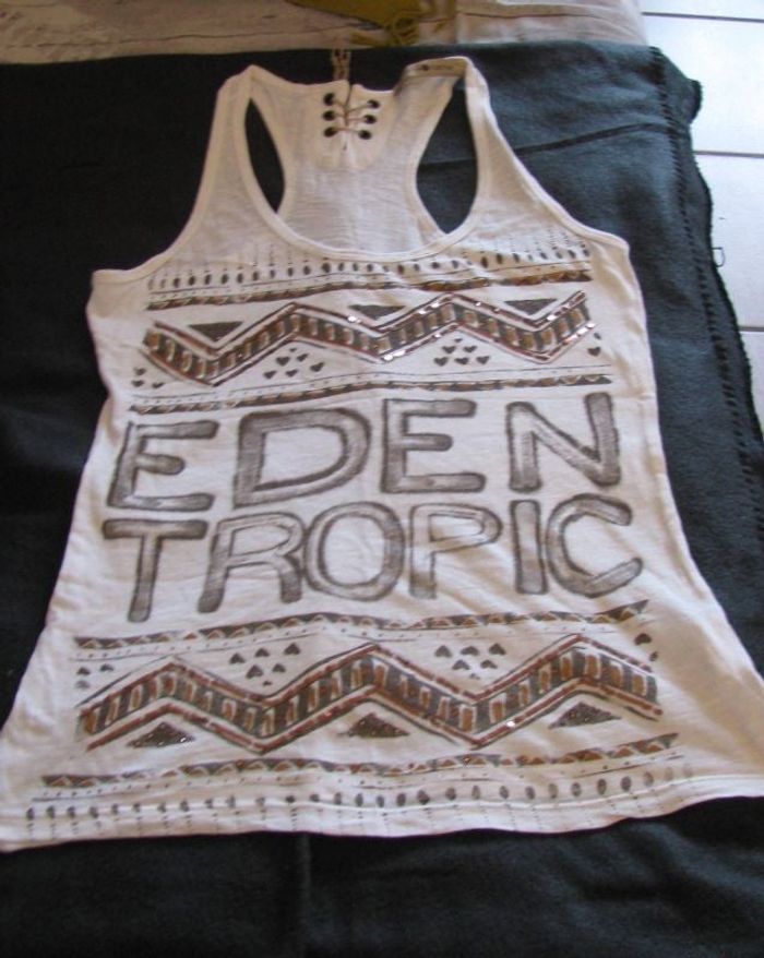 debardeur "eden tropic" t0