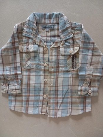 Chemise à carreaux