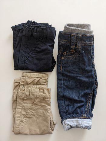 Lot de 3 pantalons & jean - 3 mois