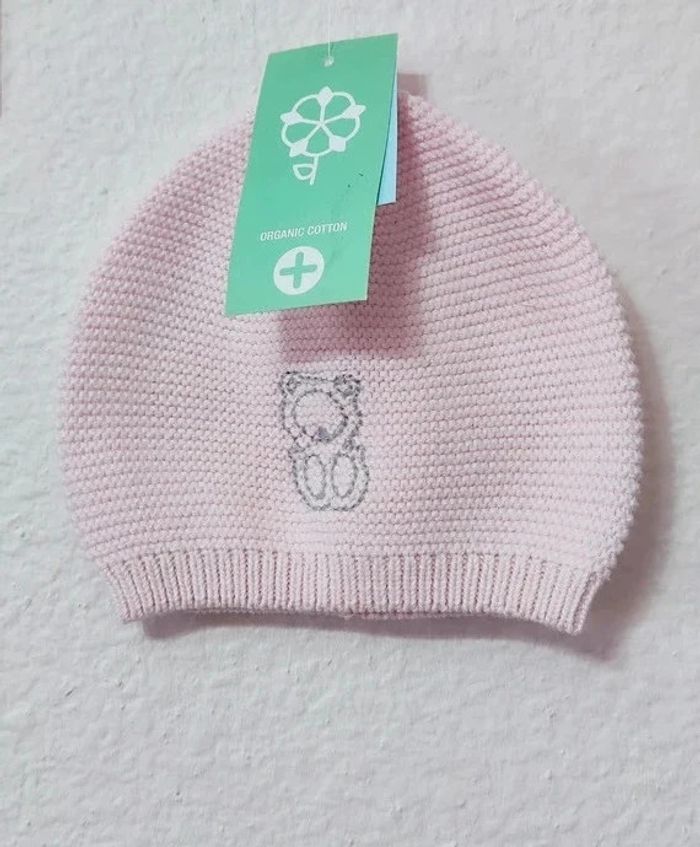 Bonnet Obaïbi bébé fille taille 6/12 mois neuf avec étiquette - photo numéro 2