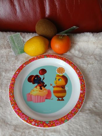 Neuf/Dînette: 3 Fruits + Assiette