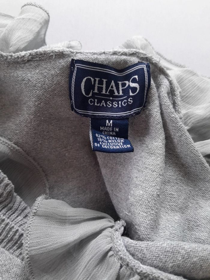 Petit pull coton col à volant Chaps classics - photo numéro 4