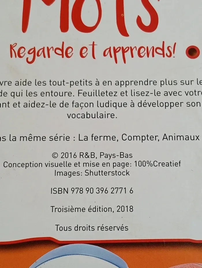 Livre mots regarde et apprends - photo numéro 5