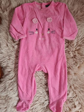 Pyjama une pièce fille 12 mois kiabi