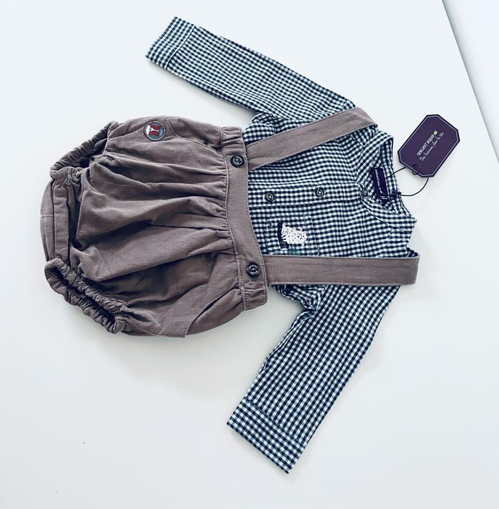 Ensemble salopette bloomer et chemise Sergent Major - photo numéro 3