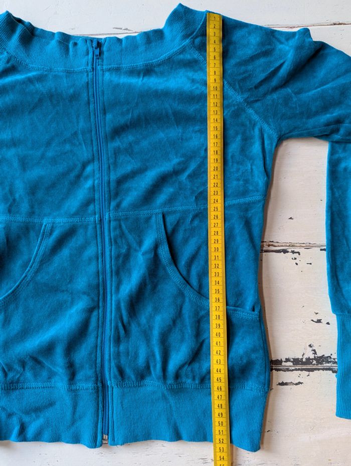 Veste en velours bleu pétrole – Esprit Y2K / Vintage 2000s - photo numéro 6