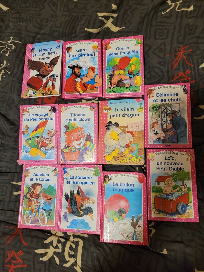 Livres collection "lecture club Benjamin"