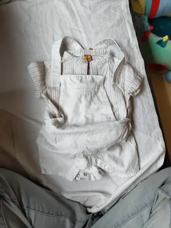 Ensemble chemise salopette 6m orchestra 67cm