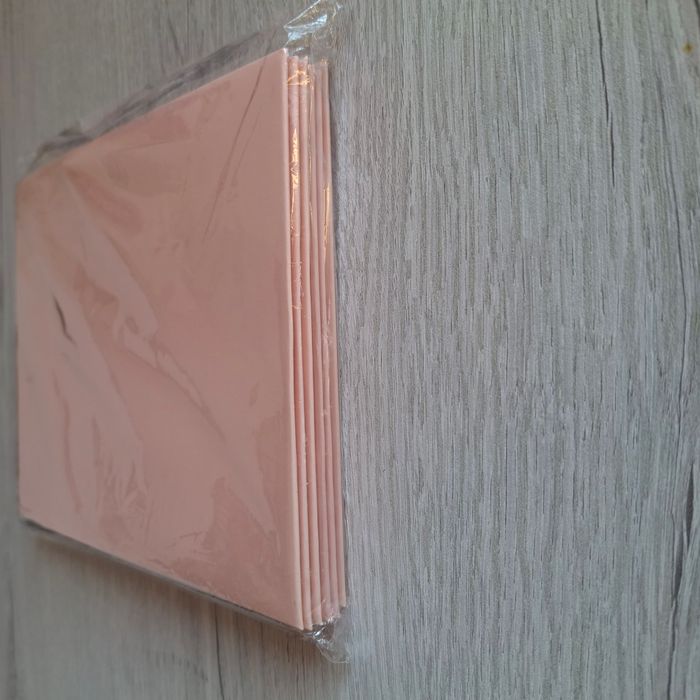 Lot de 6 coffrets cadeaux rose pastel avec 6 rubans roses de 42 cm - NEUF - photo numéro 4