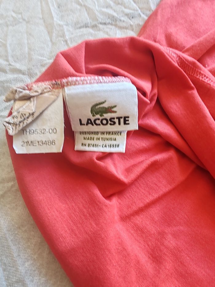 Tee shirt Lacoste Taille S - photo numéro 5