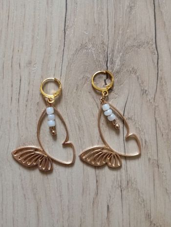 Boucles d'oreilles dorées